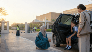 School Starts at the Car Door